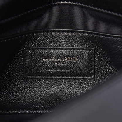 Saint Laurent Calfskin Monogram Smoking Clutch Black 6 of 7