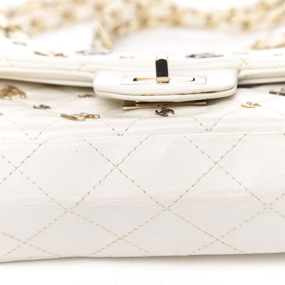 Chanel Calfskin CC Punk 2.55 Reissue 224 Flap White 12 of 14