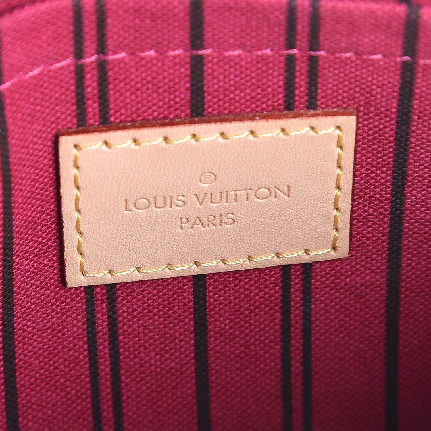 Louis Vuitton Monogram Neverfull MM GM Pochette Pivoine 6 of 7
