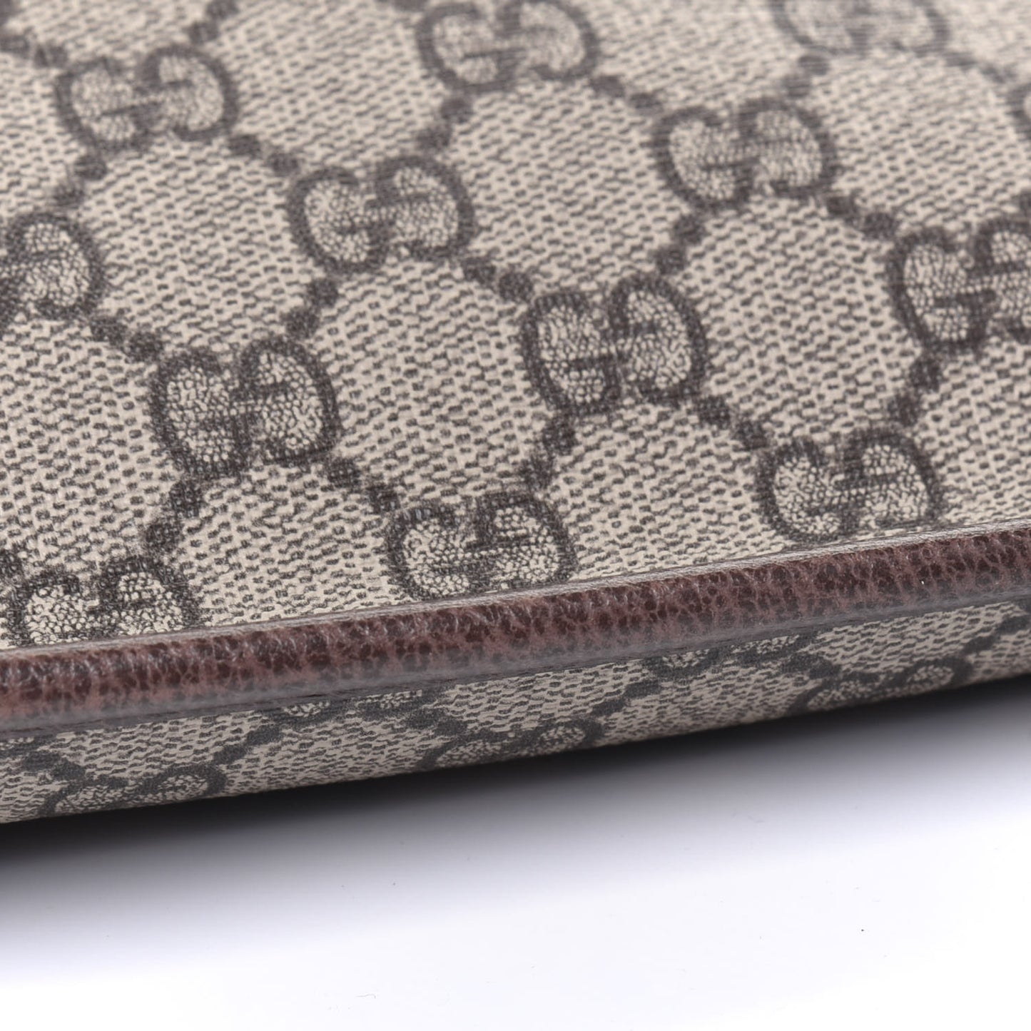 GG Supreme Monogram Neo Vintage Web Belt Bag Brown