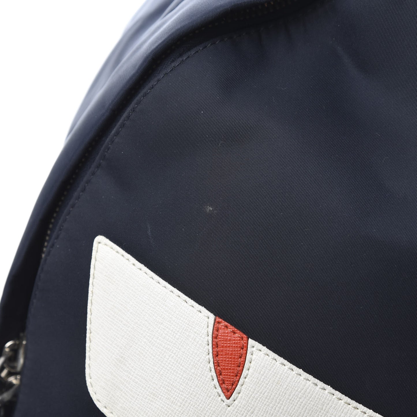 Nylon Vitello Elite Monster Eyes Rounded Backpack Blue Scuro White Multicolor
