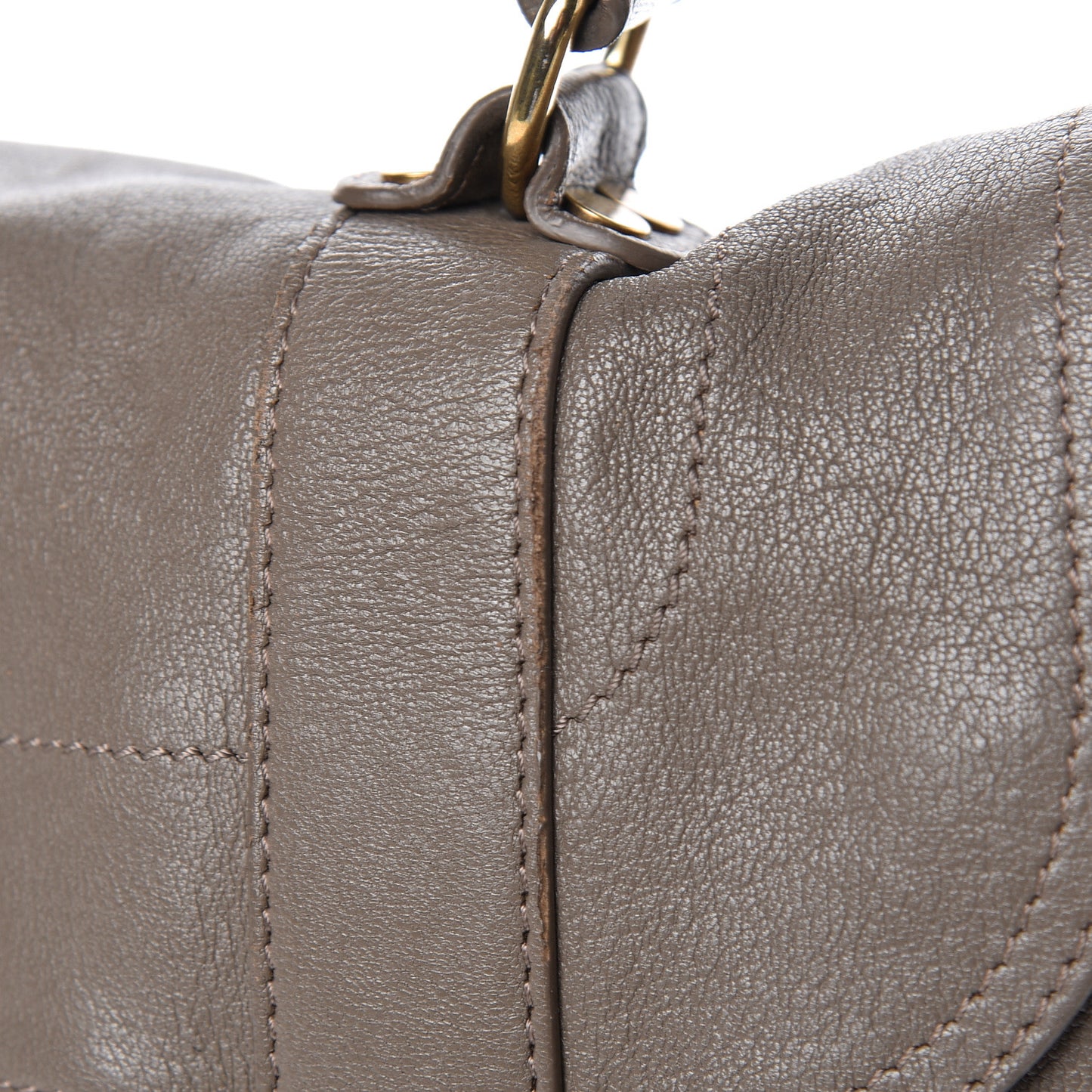 Lambskin Medium PS1 Satchel Smoke