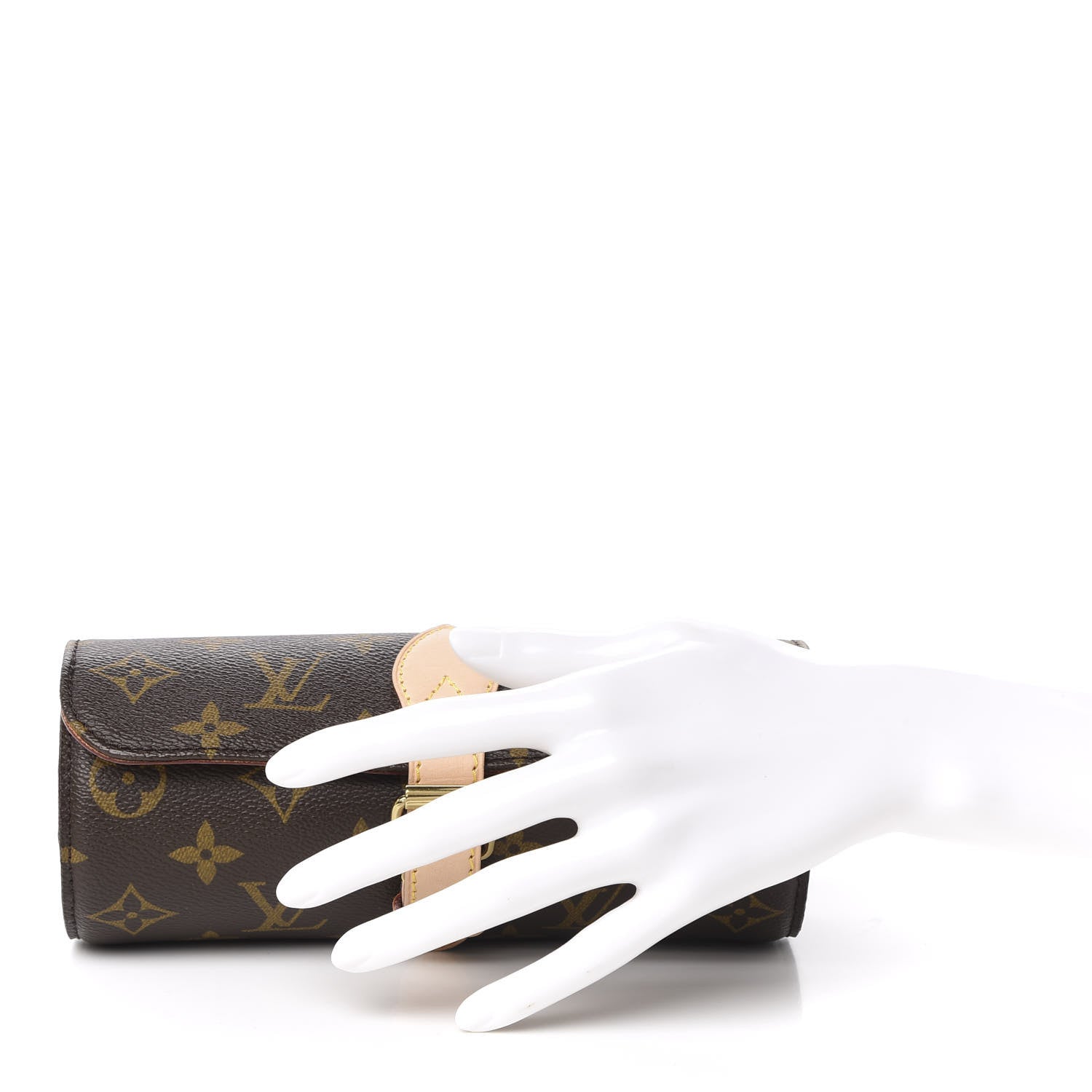 Louis Vuitton Monogram 3 Watch Travel Case 2 of 10