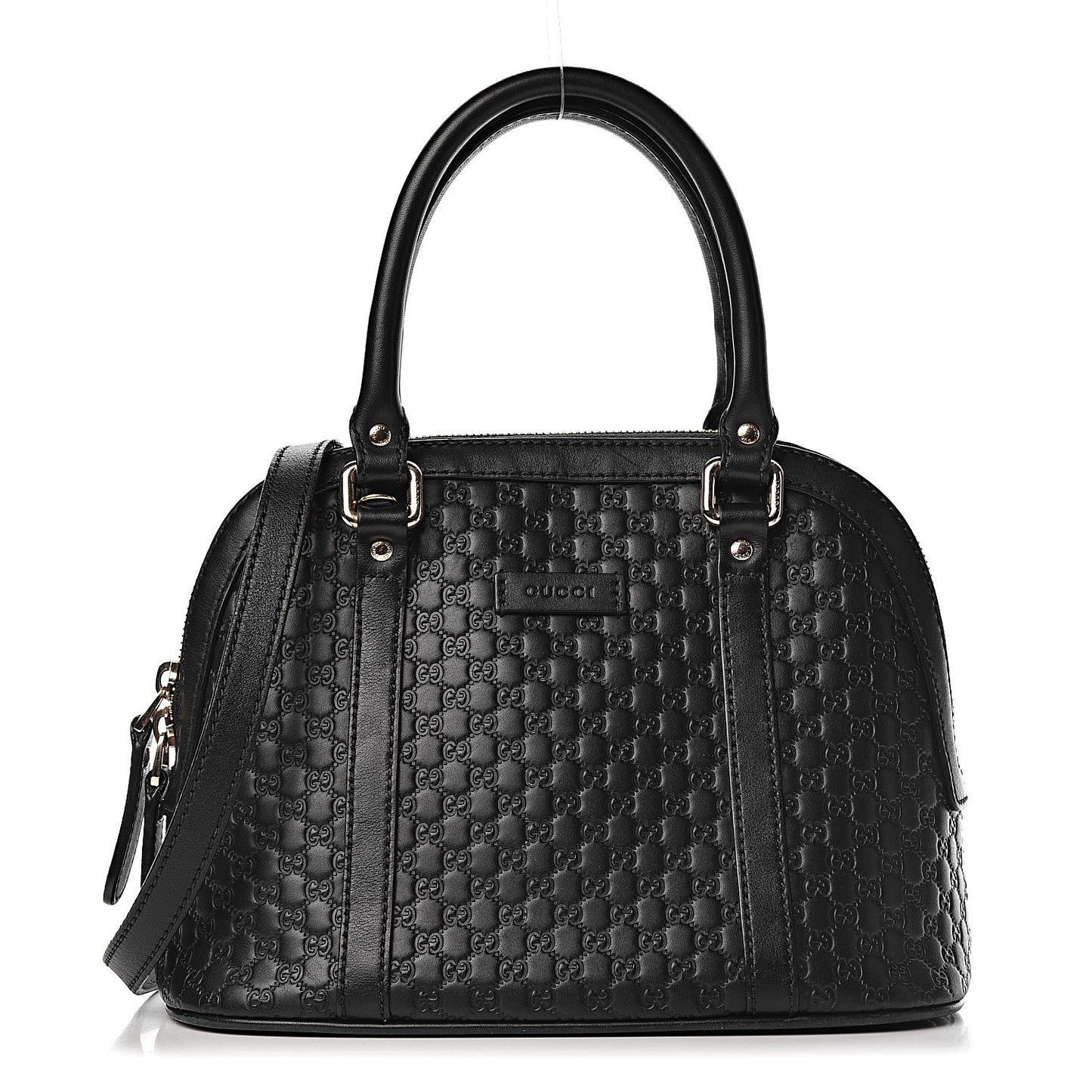 Microguccissima Mini Dome Bag Black