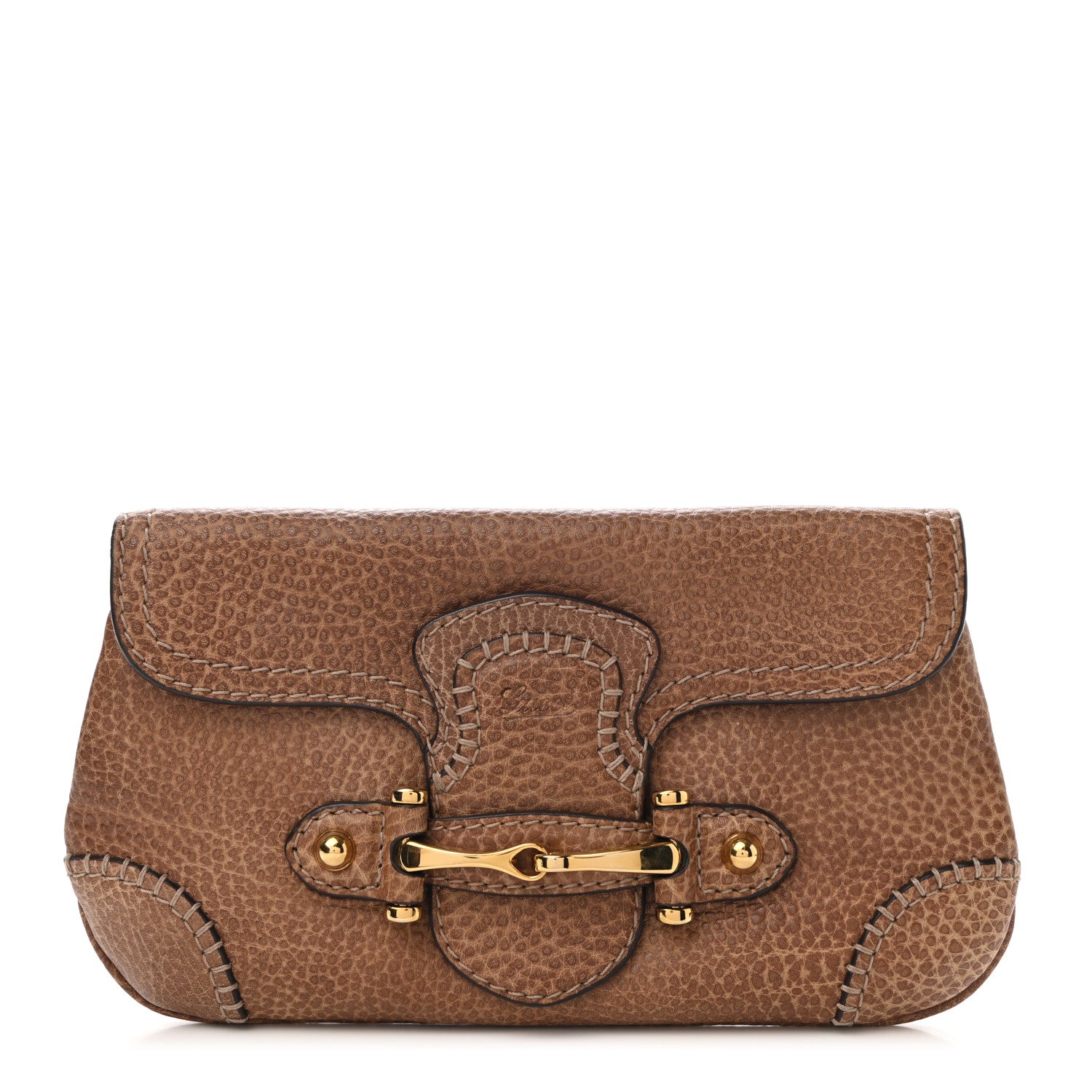 Gucci Calfskin New Pelham Clutch Brown 1 of 7