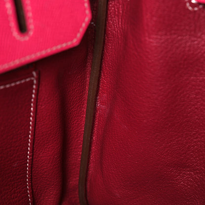 Hermes Epsom Candy Birkin 35 Rose Tyrien Rubis 44 of 51