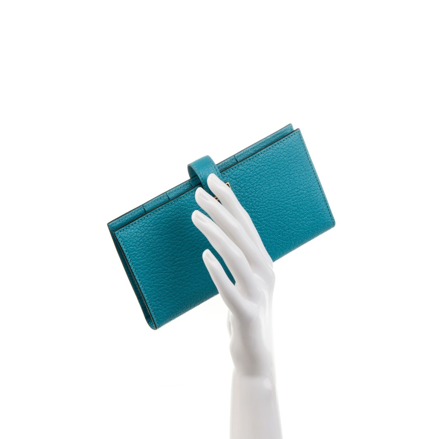 Chevre Mysore Bearn Wallet Turquoise