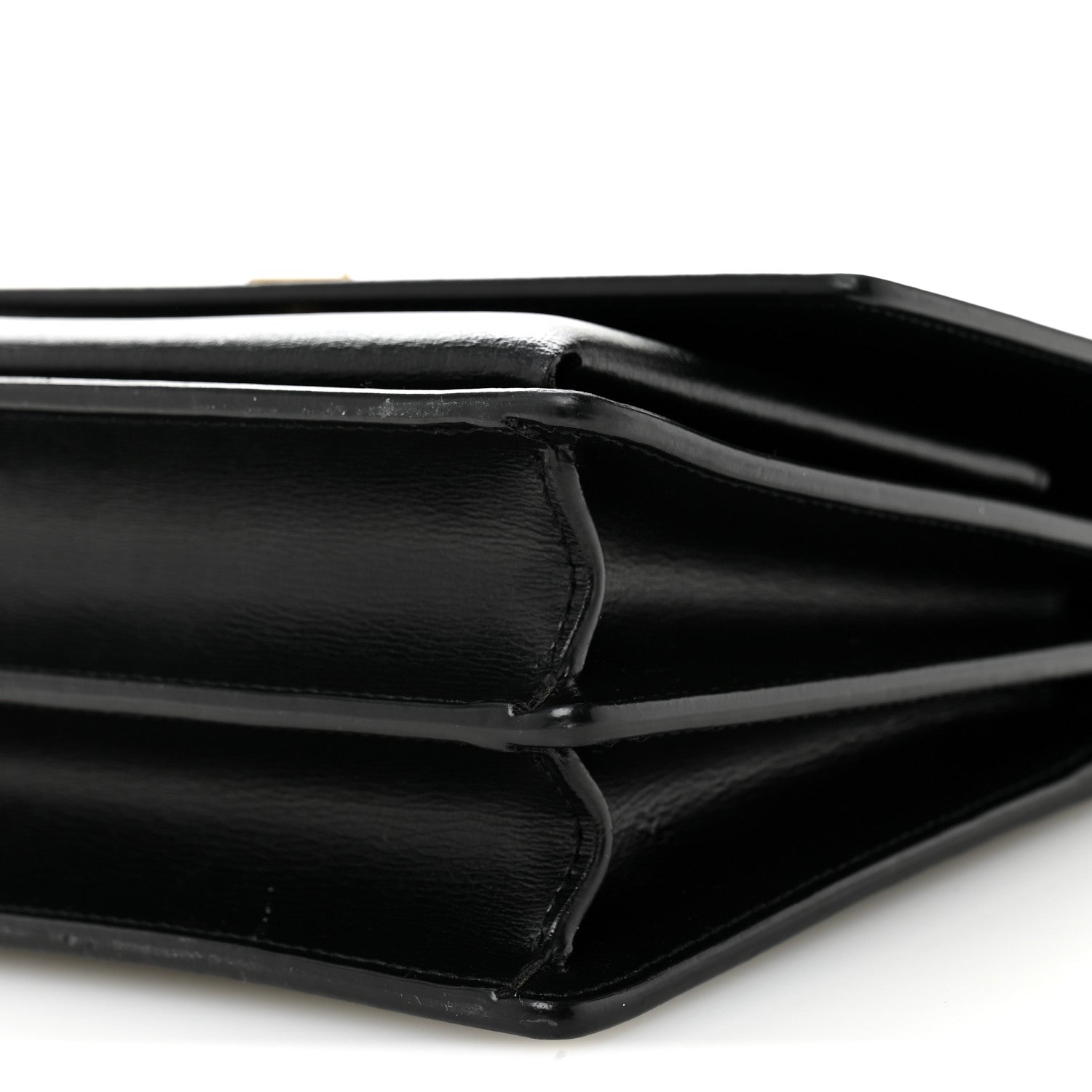 Saint Laurent Calfskin Medium Monogram Sunset Black 10 of 12