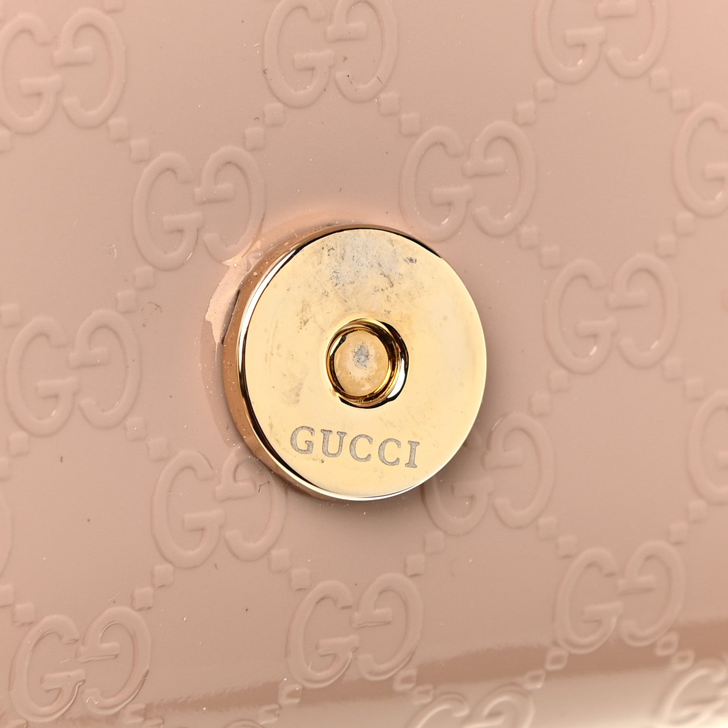 Gucci Patent Microguccissima Small Broadway Clutch Dark Cipria 13 of 13