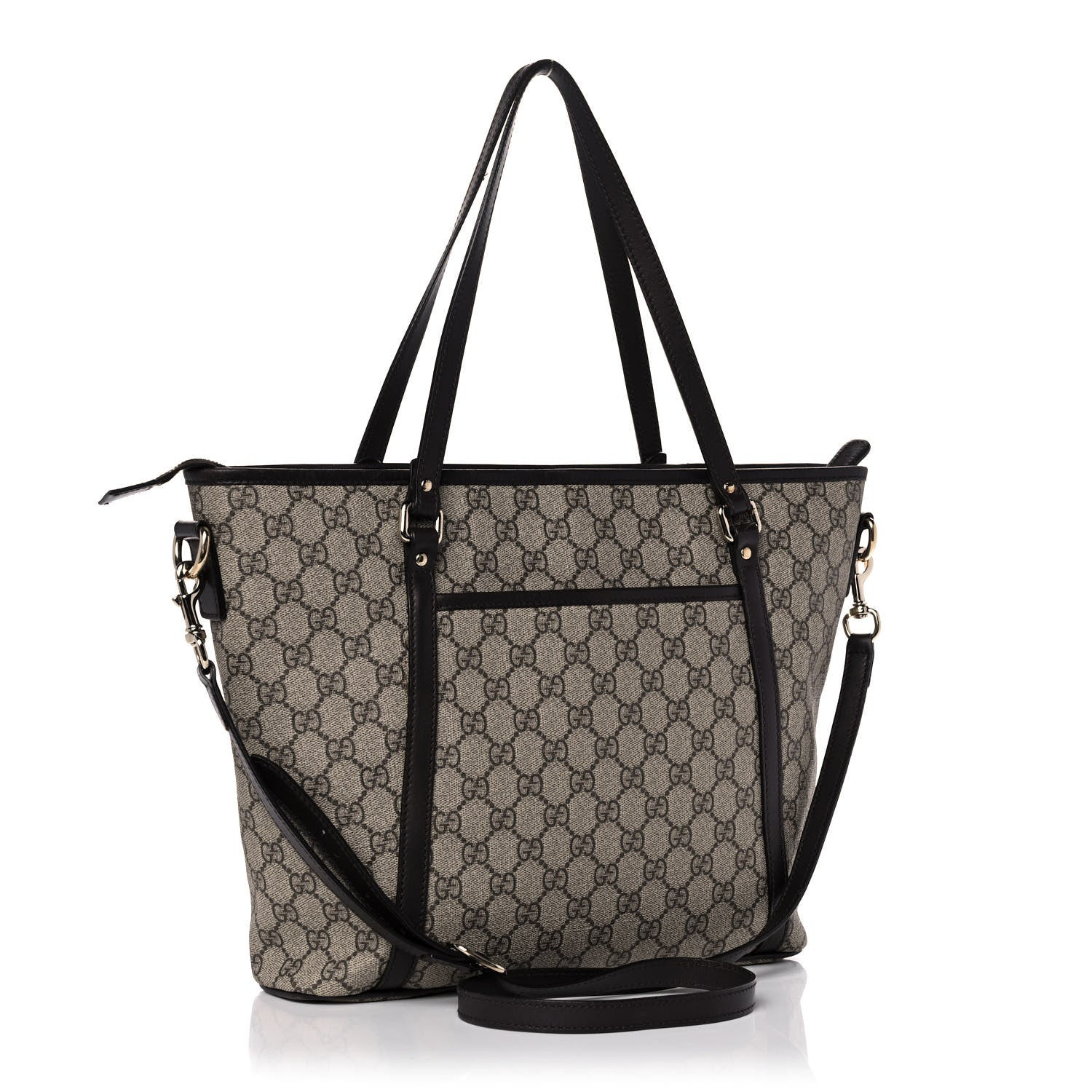 Gucci GG Supreme Monogram Medium Joy Tote Dark Brown 3 of 16