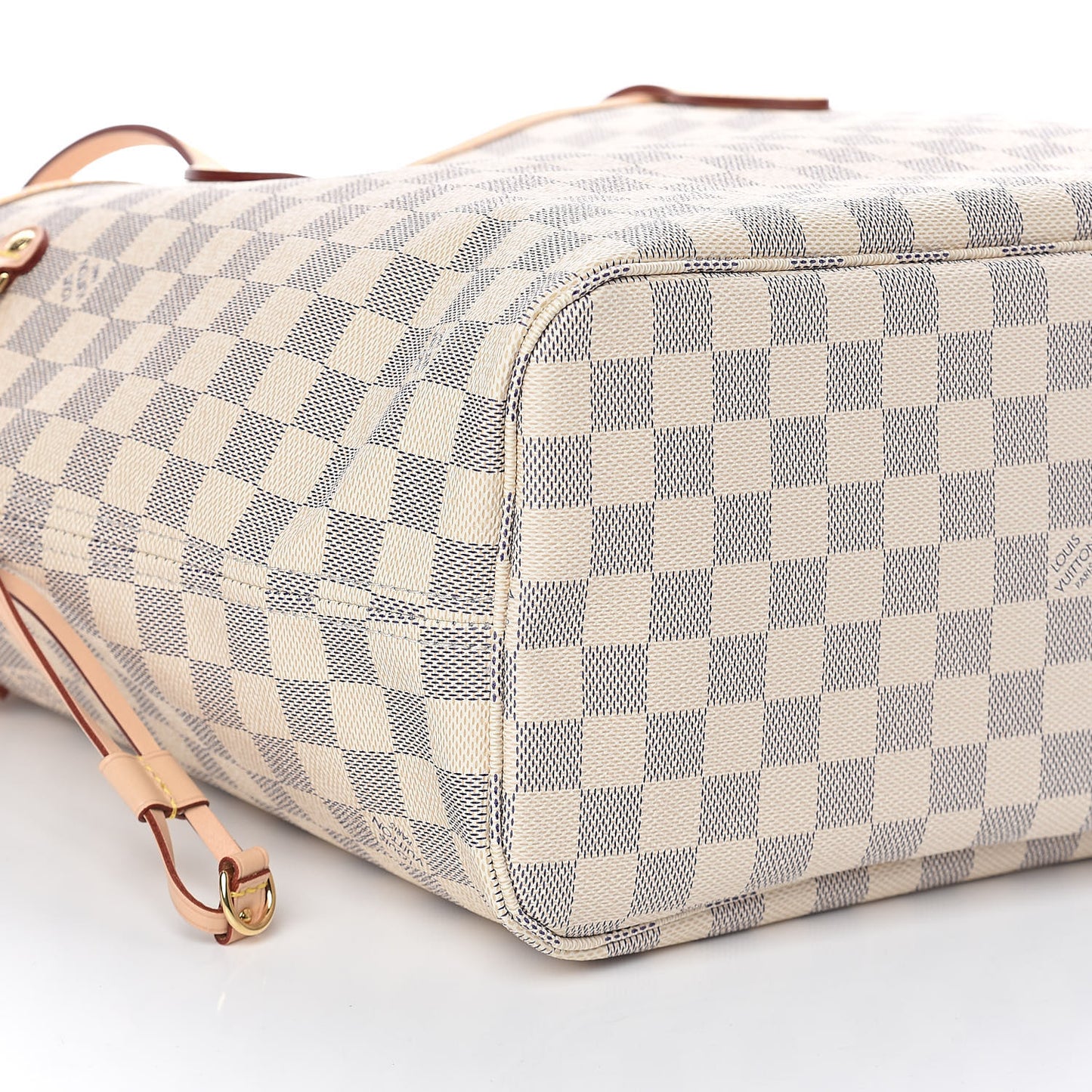 Damier Azur Neo Neverfull MM Rose Ballerine