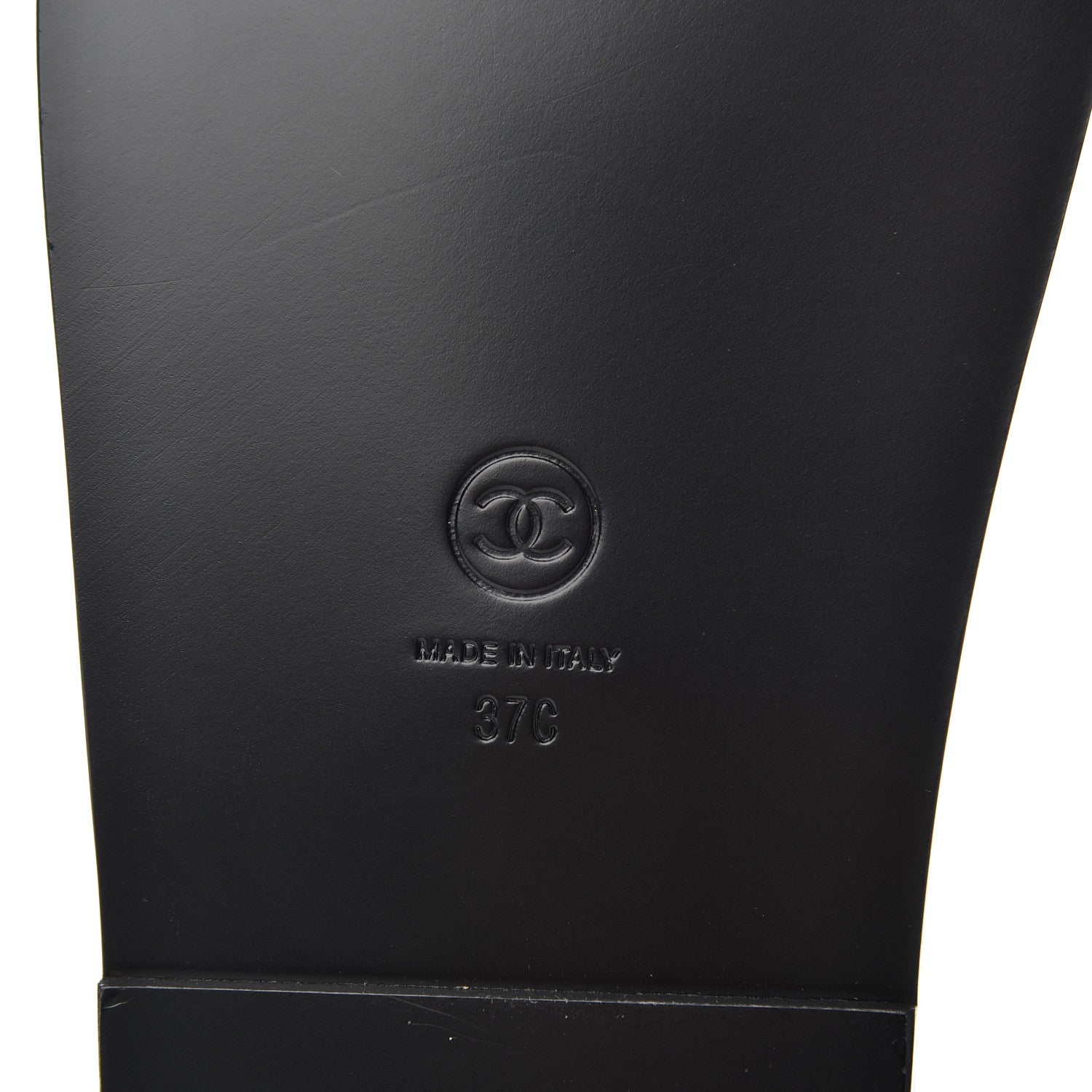 Chanel Velvet Velcro Dad Sandals 37 Navy Blue 7 of 15