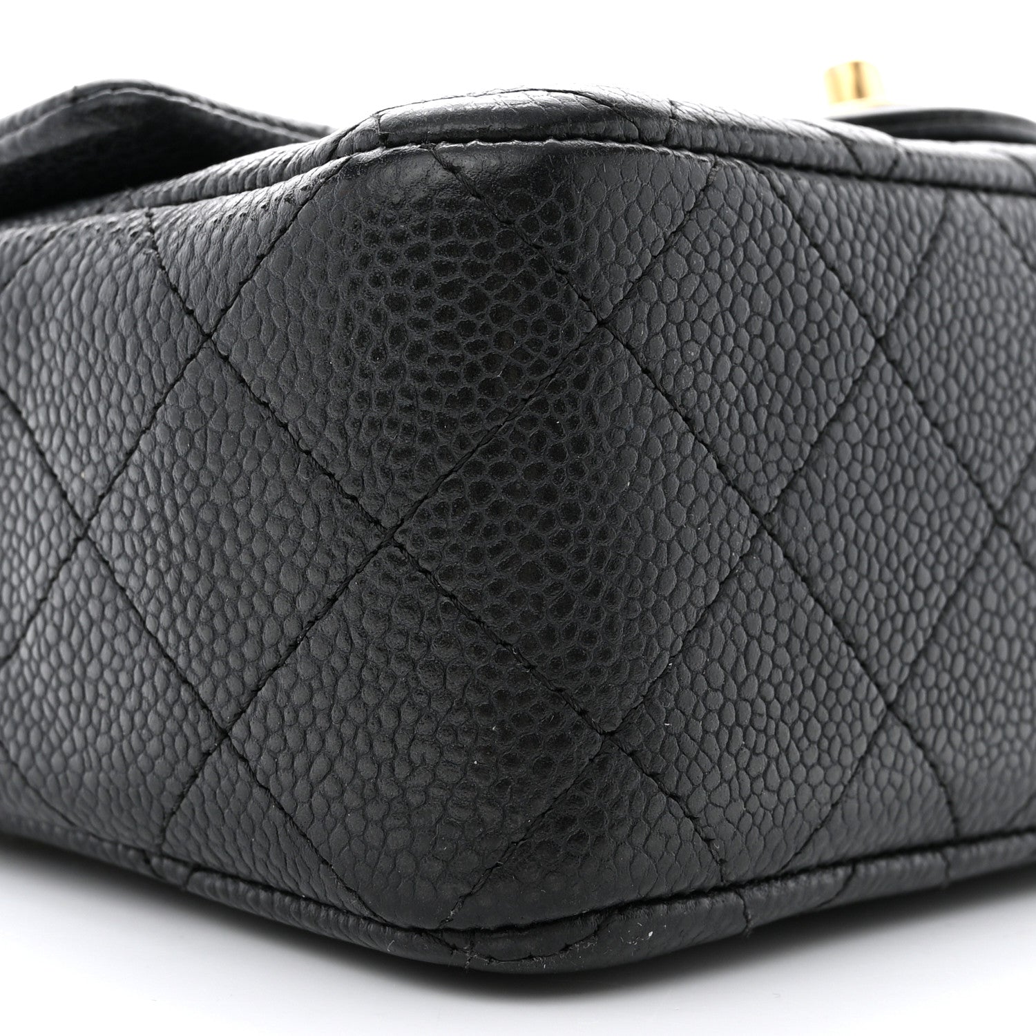 Chanel Caviar Quilted Mini Rectangular Flap Black 9 of 12