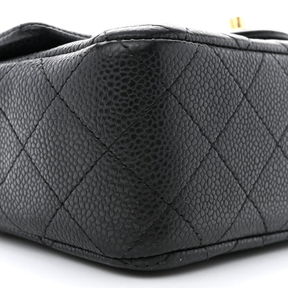 Chanel Caviar Quilted Mini Rectangular Flap Black 9 of 12