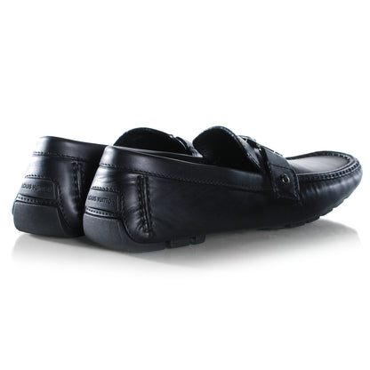 Louis Vuitton Leather Monte Carlo Loafers 10 Black 4 of 9