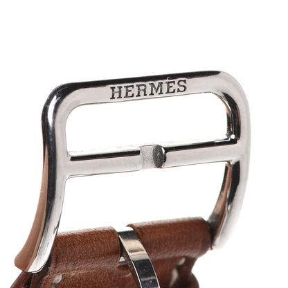 Hermes Barenia 40mm Apple Watch Double Tour Band Fauve 6 of 12