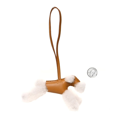 Hermes Milo Lambskin Shearling Budy Charm Biscuit 2 of 3
