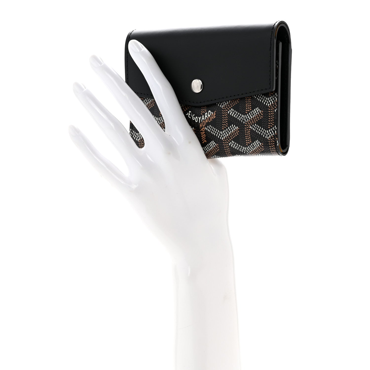 Goyard Goyardine Saint-Gabriel Compact Wallet Black 2 of 8