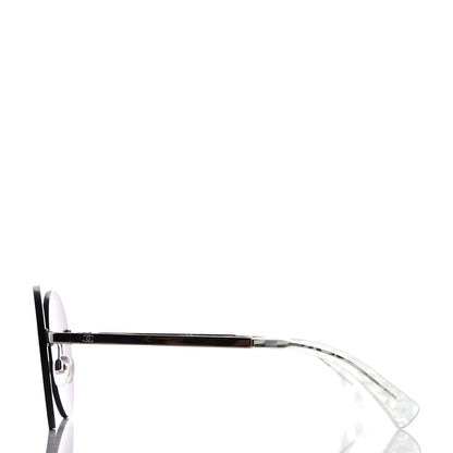 Chanel Metal Rimless Round Sunglasses 4216 Silver 4 of 9