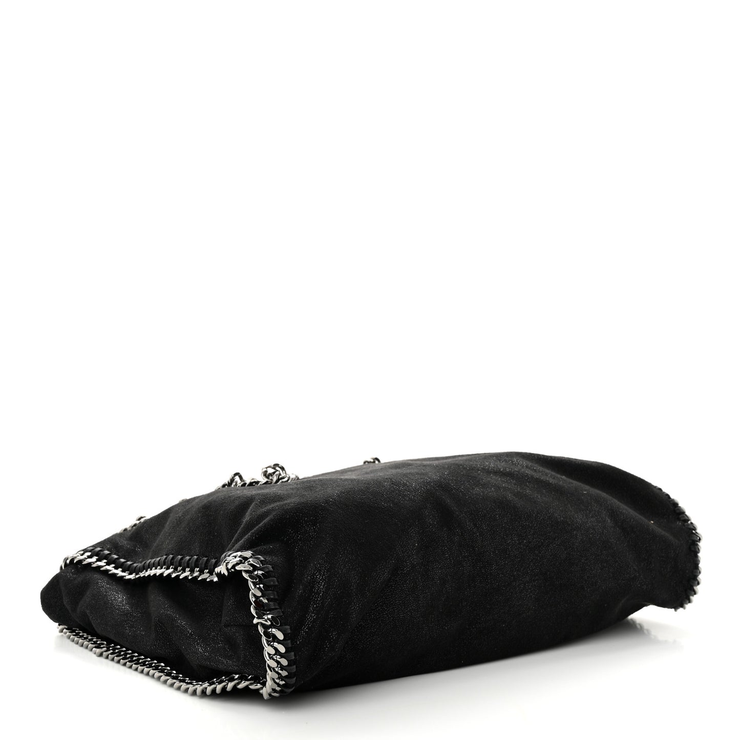 Shaggy Deer Falabella Fold Over Tote Black