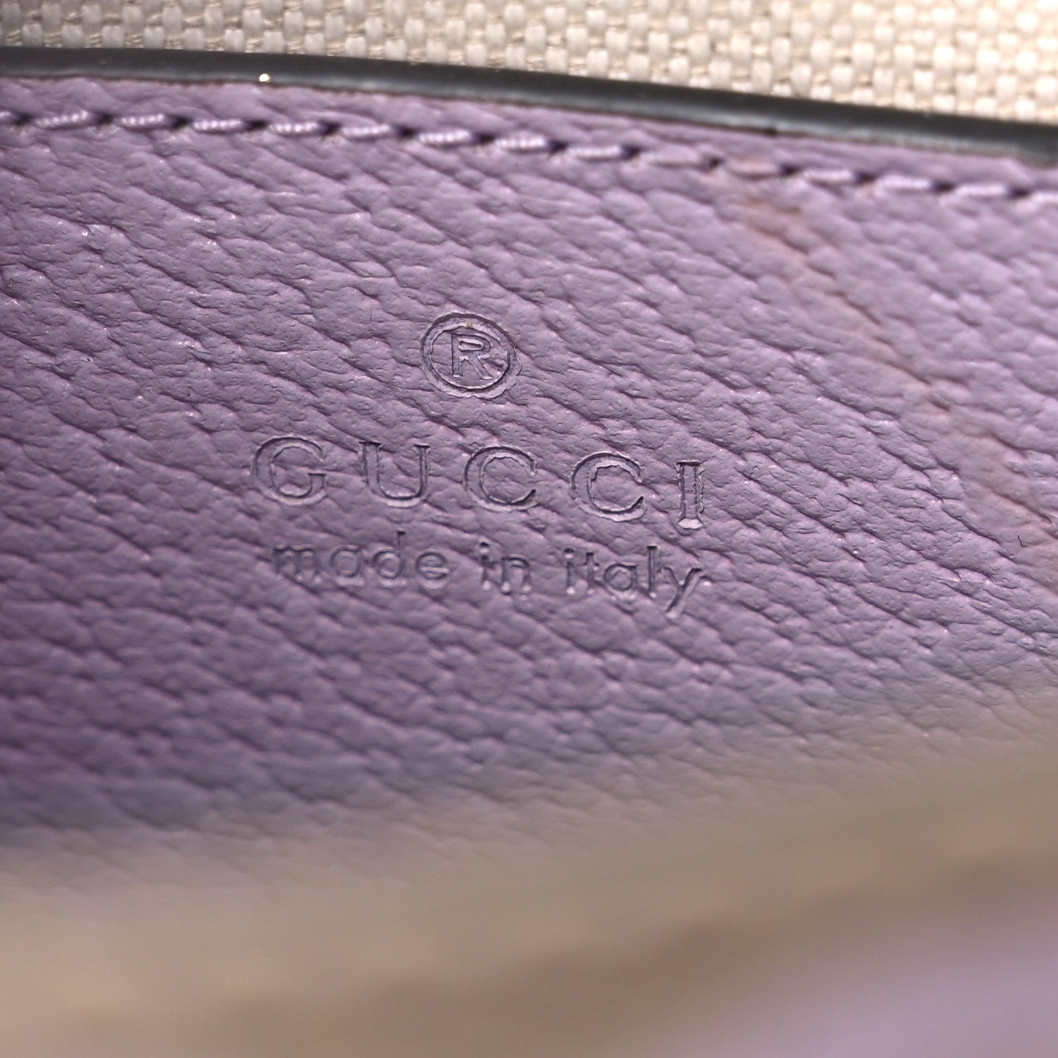 Gucci Monogram Jumbo GG Textured Dollar Calfskin Mini Tote Bag Beige Lapis 6 of 12
