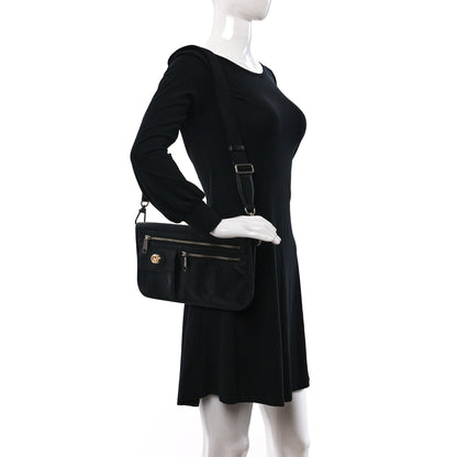Gucci Fluffy Calfskin Morpheus Messenger Bag Black 2 of 10