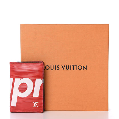 Louis Vuitton X SUPREME Epi Pocket Organizer Red 9 of 9
