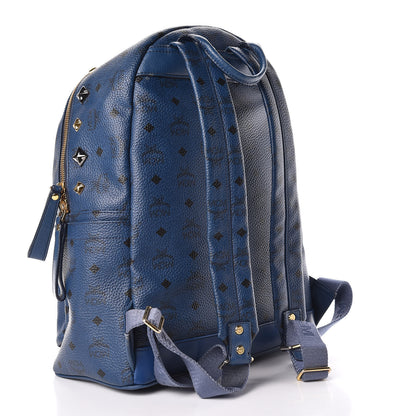 MCM Visetos Studded Medium Stark M Backpack Blue 3 of 18
