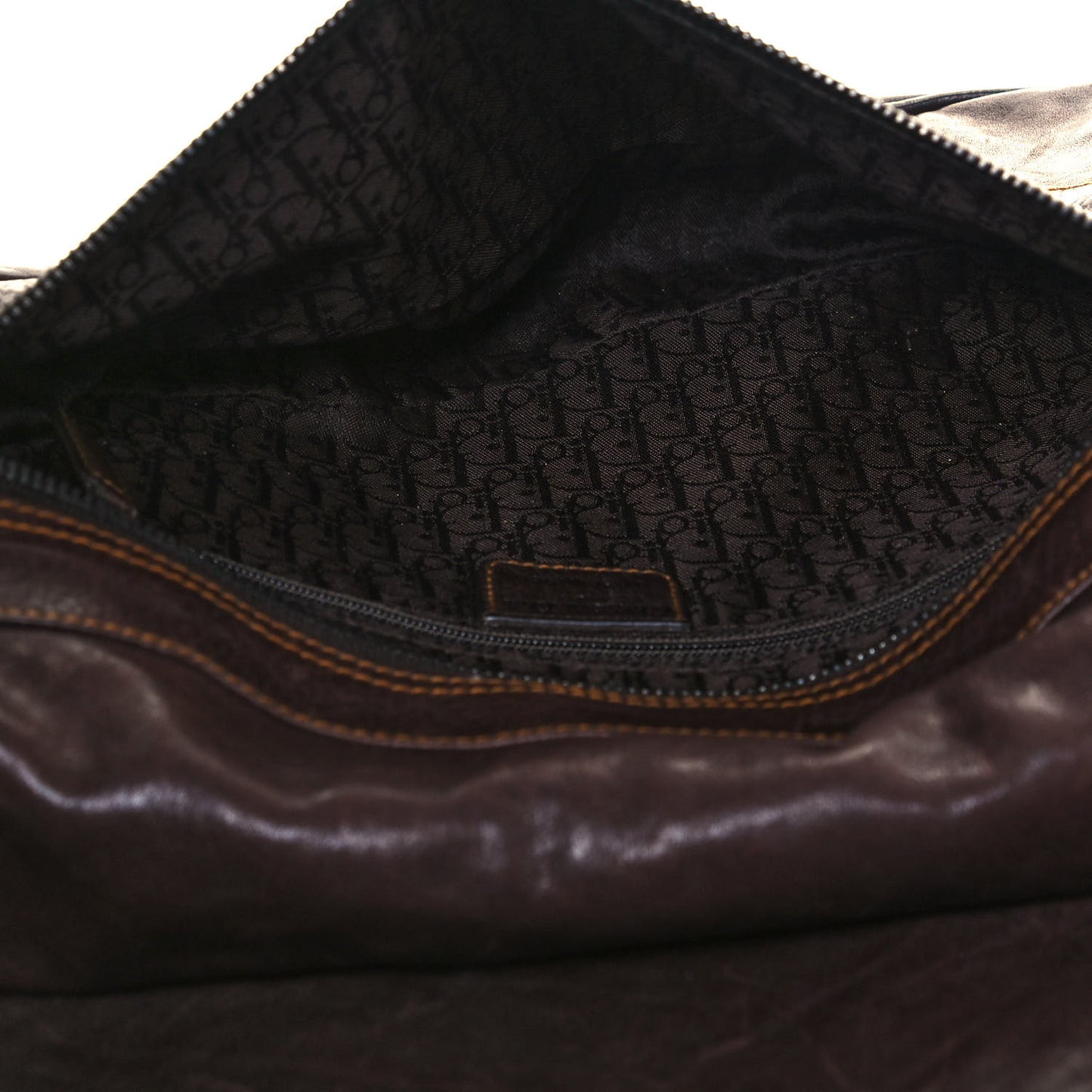 Calfskin Large Gaucho Double Saddle Bag Brown