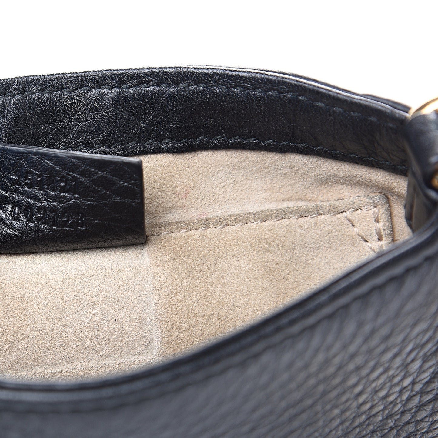 Pebbled Calfskin Small 1973 Chain Shoulder Bag Black