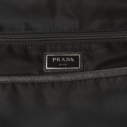 Prada Nylon Montagna Saffiano Day Backpack Black 6 of 9