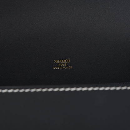 Hermes Veau Sombrero Sac Roulis 23 Bleu Obscur 5 of 9