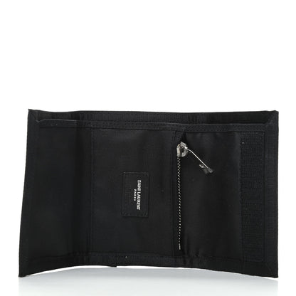 Saint Laurent Nylon Constellation Print Tiny Buffalo Wallet Black 5 of 6