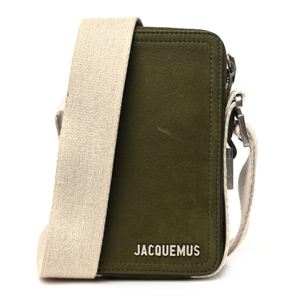Jacquemus Nubuck Le Cuerda Vertical Dark Khaki 1 of 9