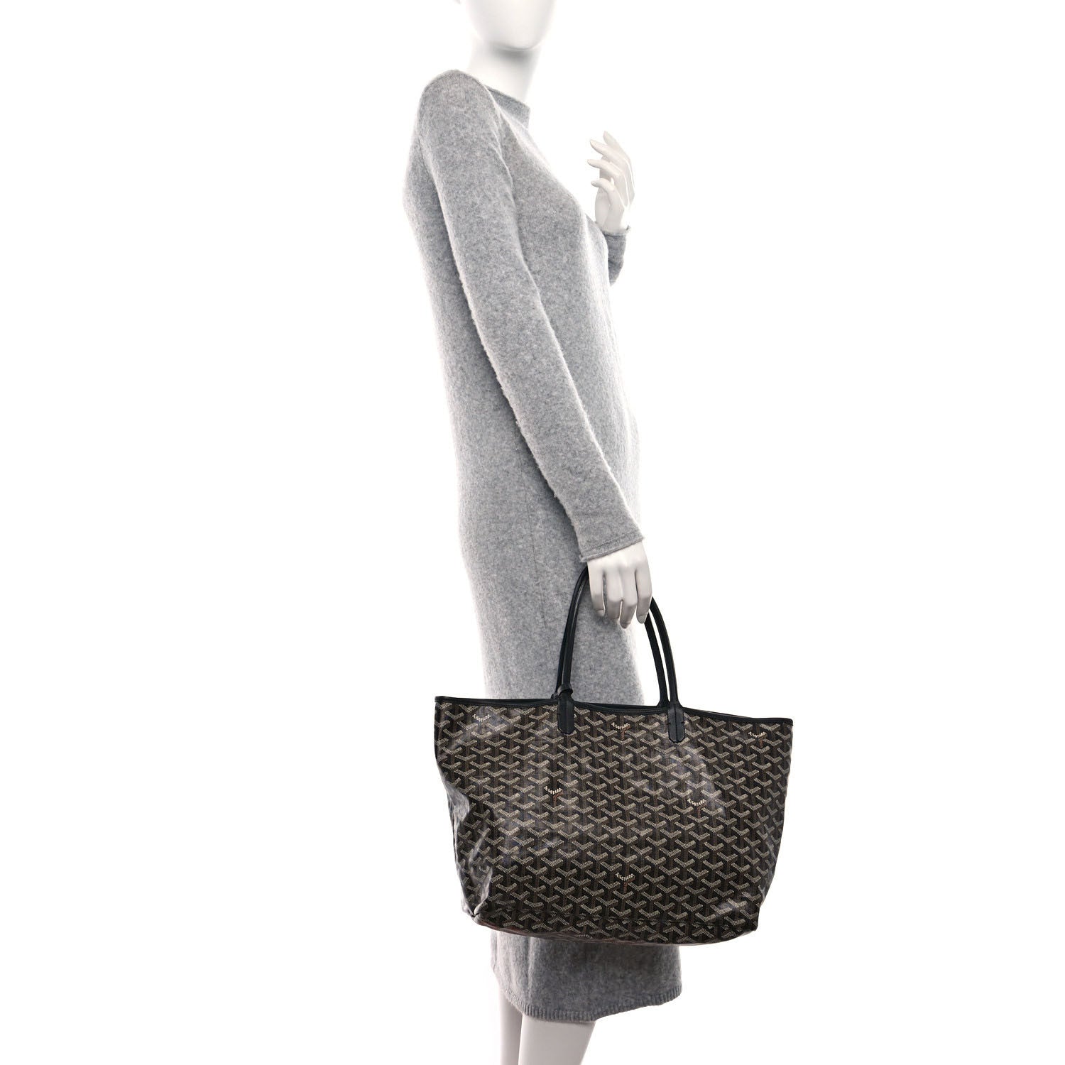 Goyard Goyardine Saint Louis PM Black 2 of 9