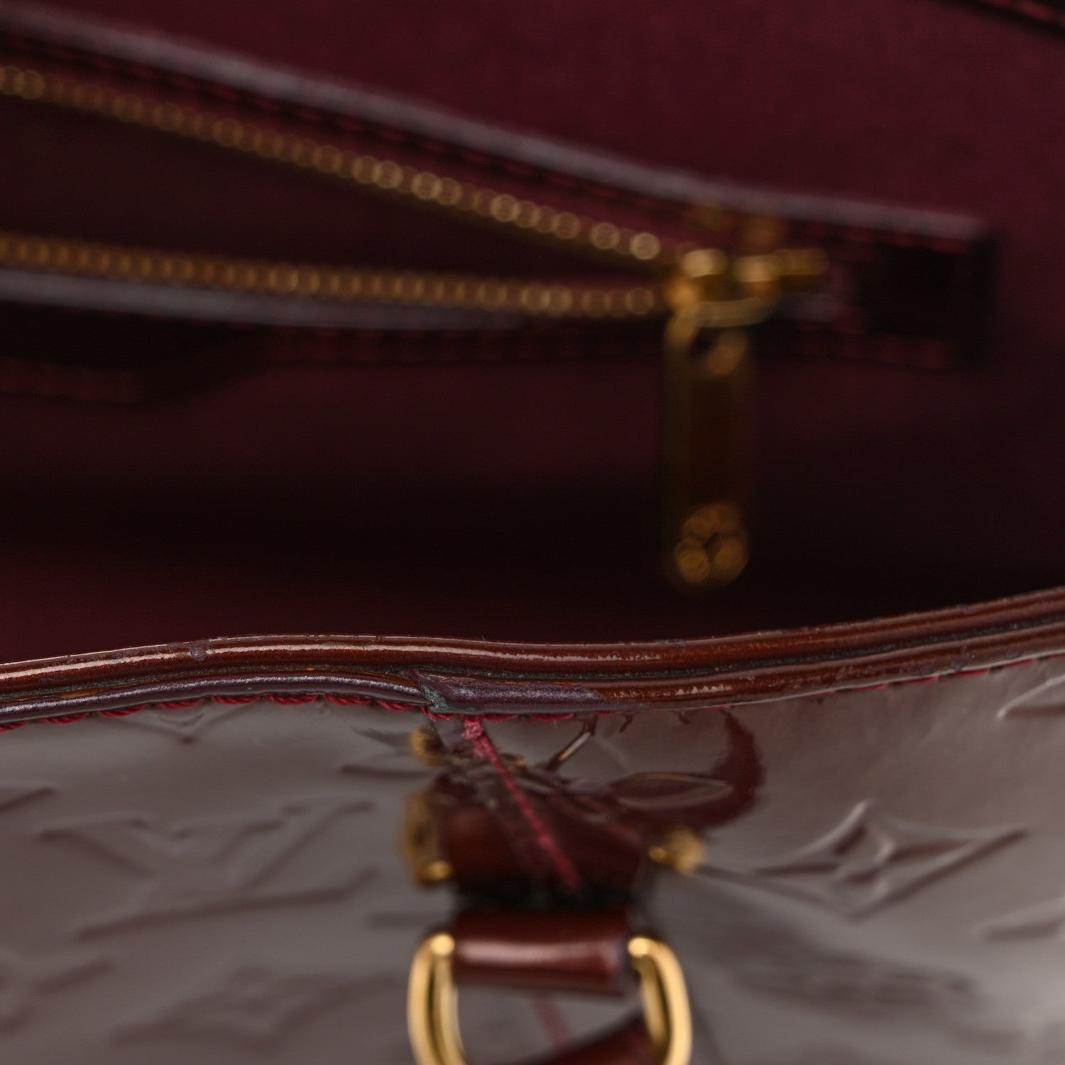 Louis Vuitton Vernis Avalon MM Rouge Fauviste 12 of 15