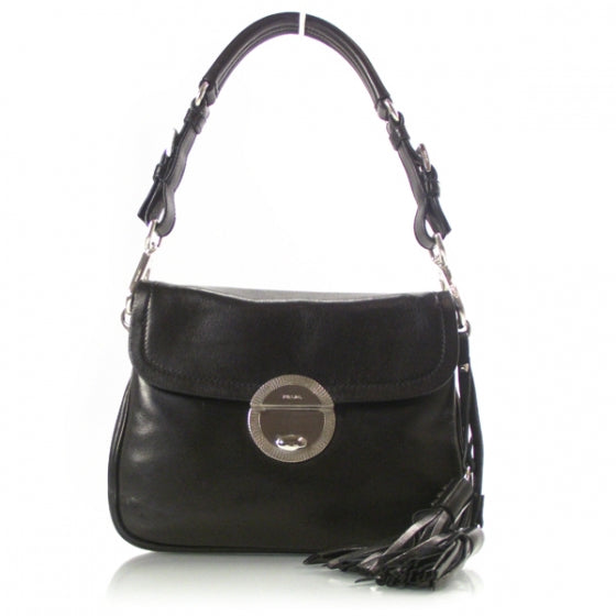 Prada Nappa Circle Tassel Bag Nero 1 of 10