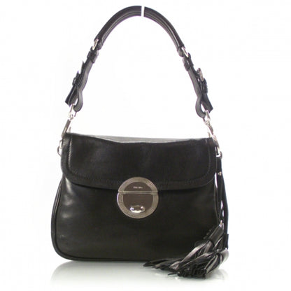 Prada Nappa Circle Tassel Bag Nero 1 of 10