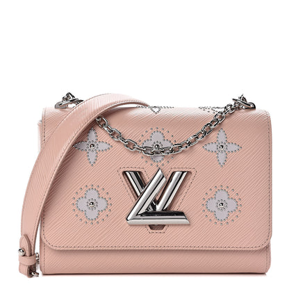 Louis Vuitton Epi Mechanical Flowers Twist Shoulder Bag MM Rose Ballerine 1 of 9