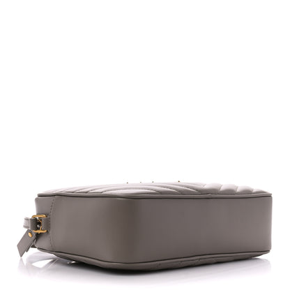 Saint Laurent Calfskin Matelasse Monogram Lou Camera Bag Greyish Brown 4 of 10