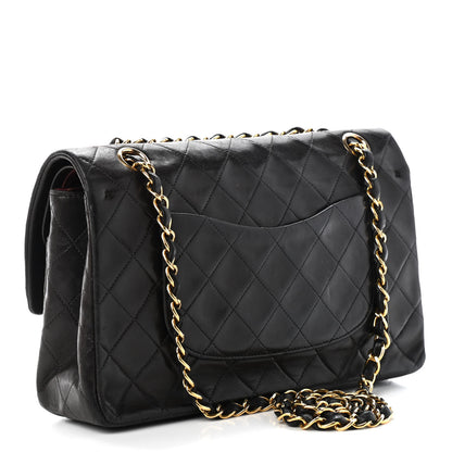 Chanel Lambskin Quilted Medium Double Flap Black 3 of 10