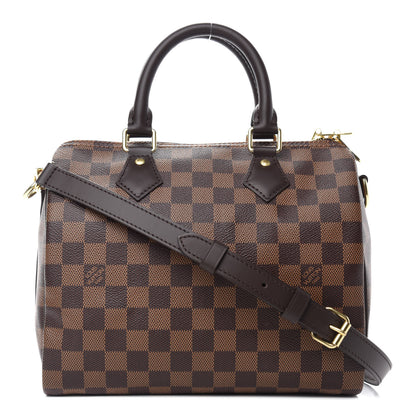 Louis Vuitton Damier Ebene Speedy Bandouliere 25 1 of 11
