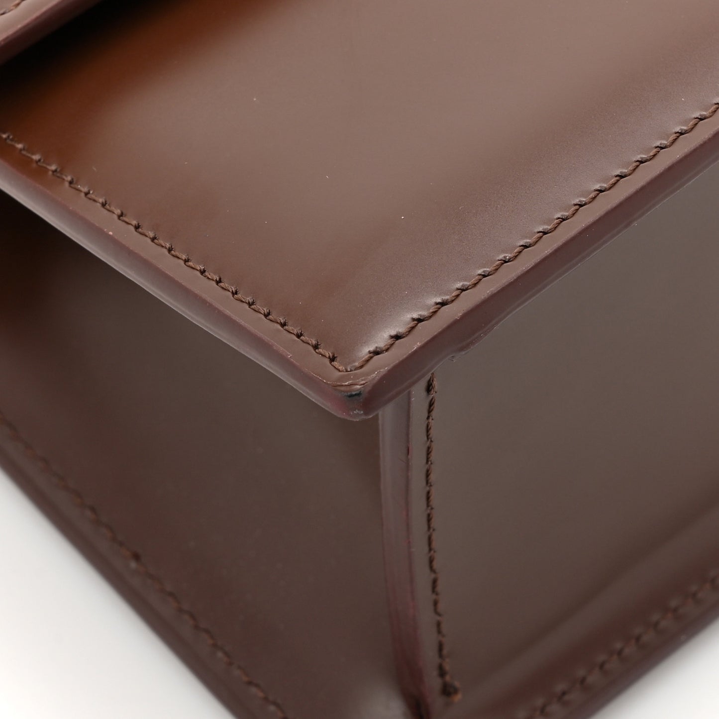 Smooth Calfskin Le Grand Bambino Dark Brown