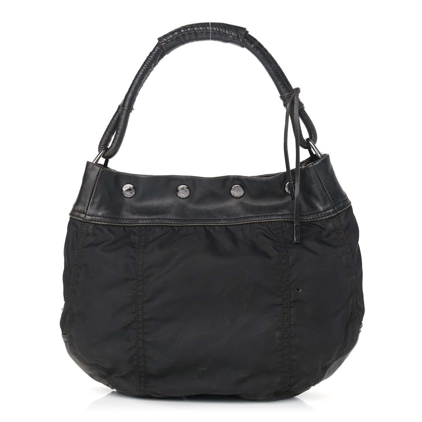 Tessuto Nylon Nappa Soft Hobo Ardesia