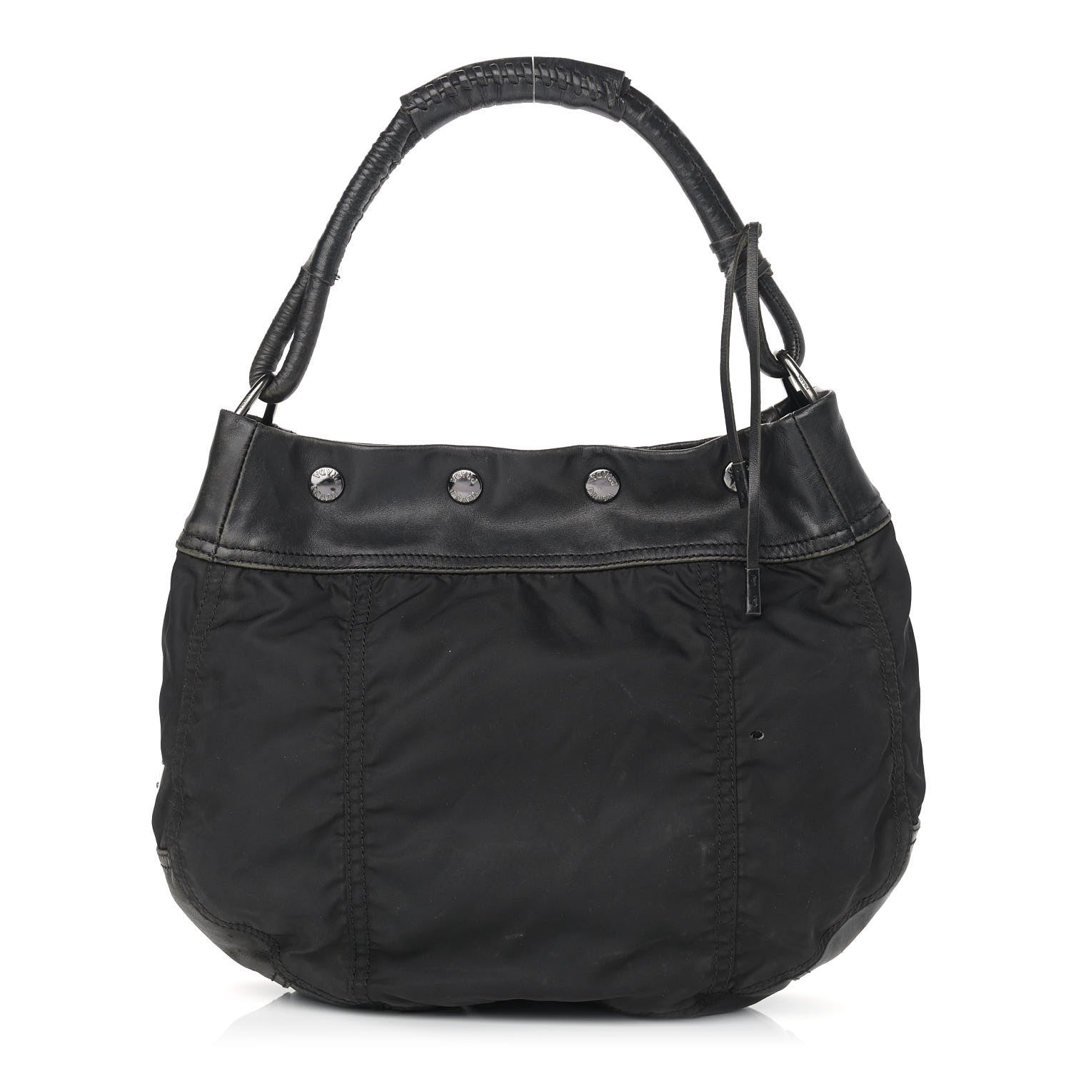 Prada Tessuto Nylon Nappa Soft Hobo Ardesia 1 of 14