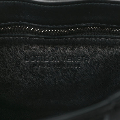 Bottega Veneta Lambskin Maxi Intrecciato Padded Chain Cassette Crossbody Bag Black 5 of 8