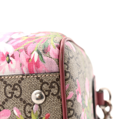 Gucci GG Supreme Monogram Blooms Small Boston Beige Multicolor Dry Rose 11 of 14