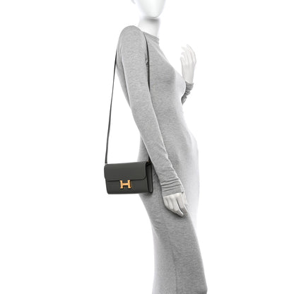 Hermes Evercolor Constance Long To Go Wallet Gris Meyer 2 of 12