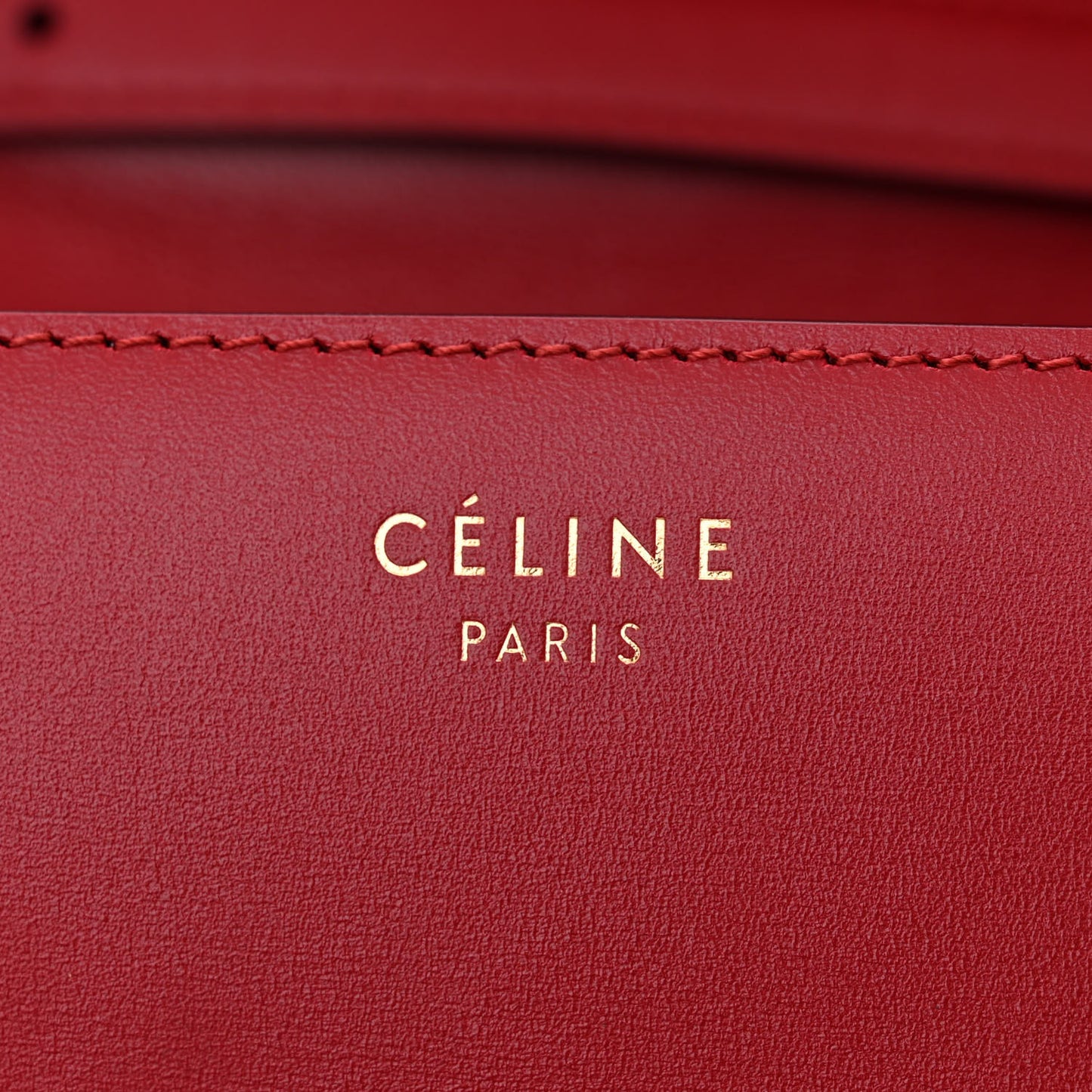 Box Calfskin Medium Classic Box Flap Bag Red
