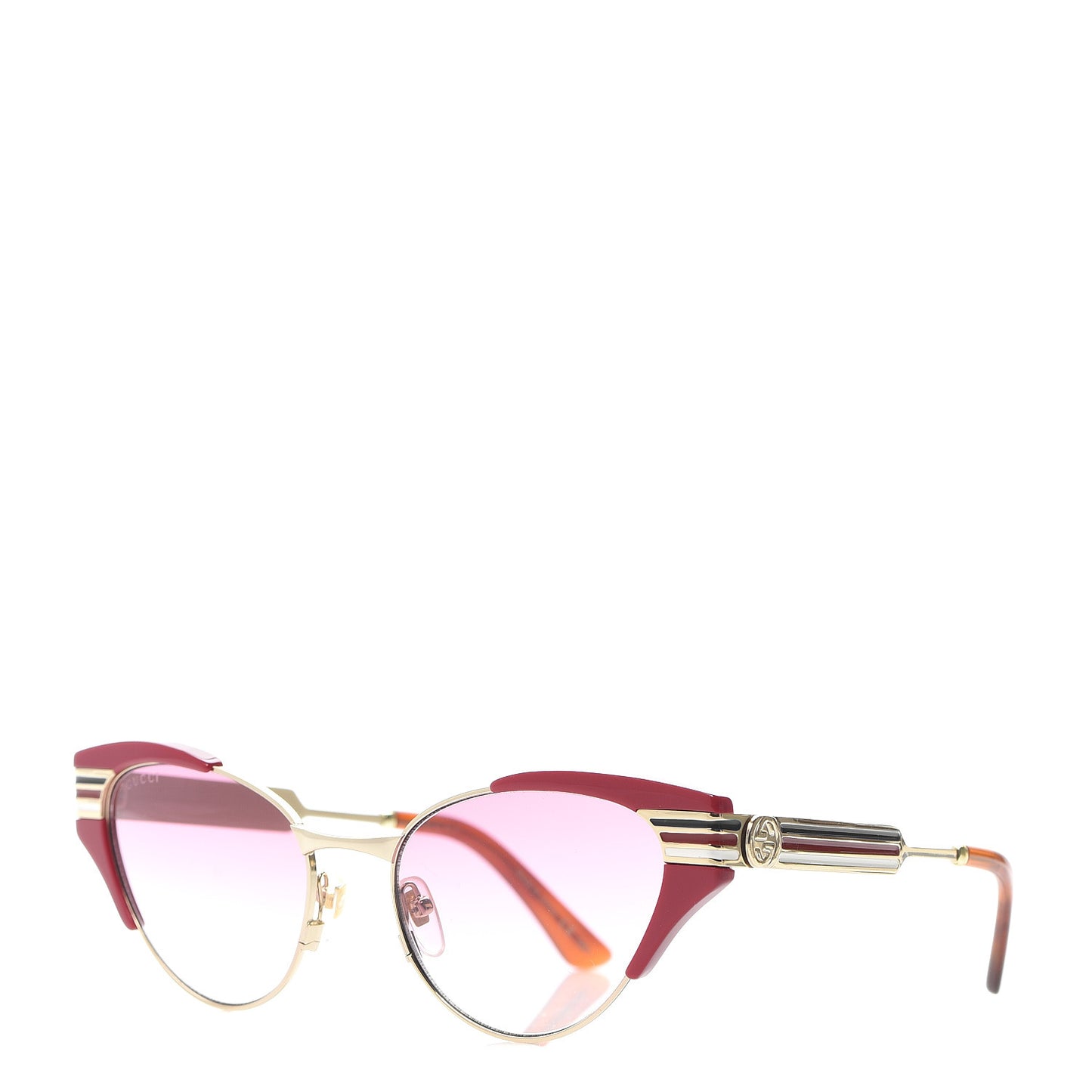 Cat Eye Web Sunglasses GG0522S Red